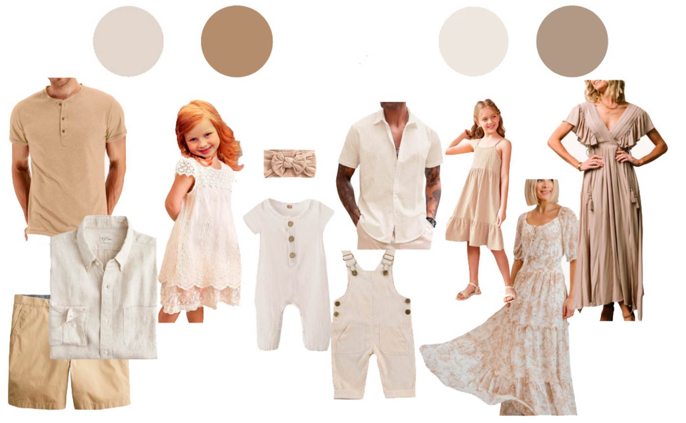 Spring And Summer Family Outfit Inspiration For Outdoor Family Photography In Dallas Texas