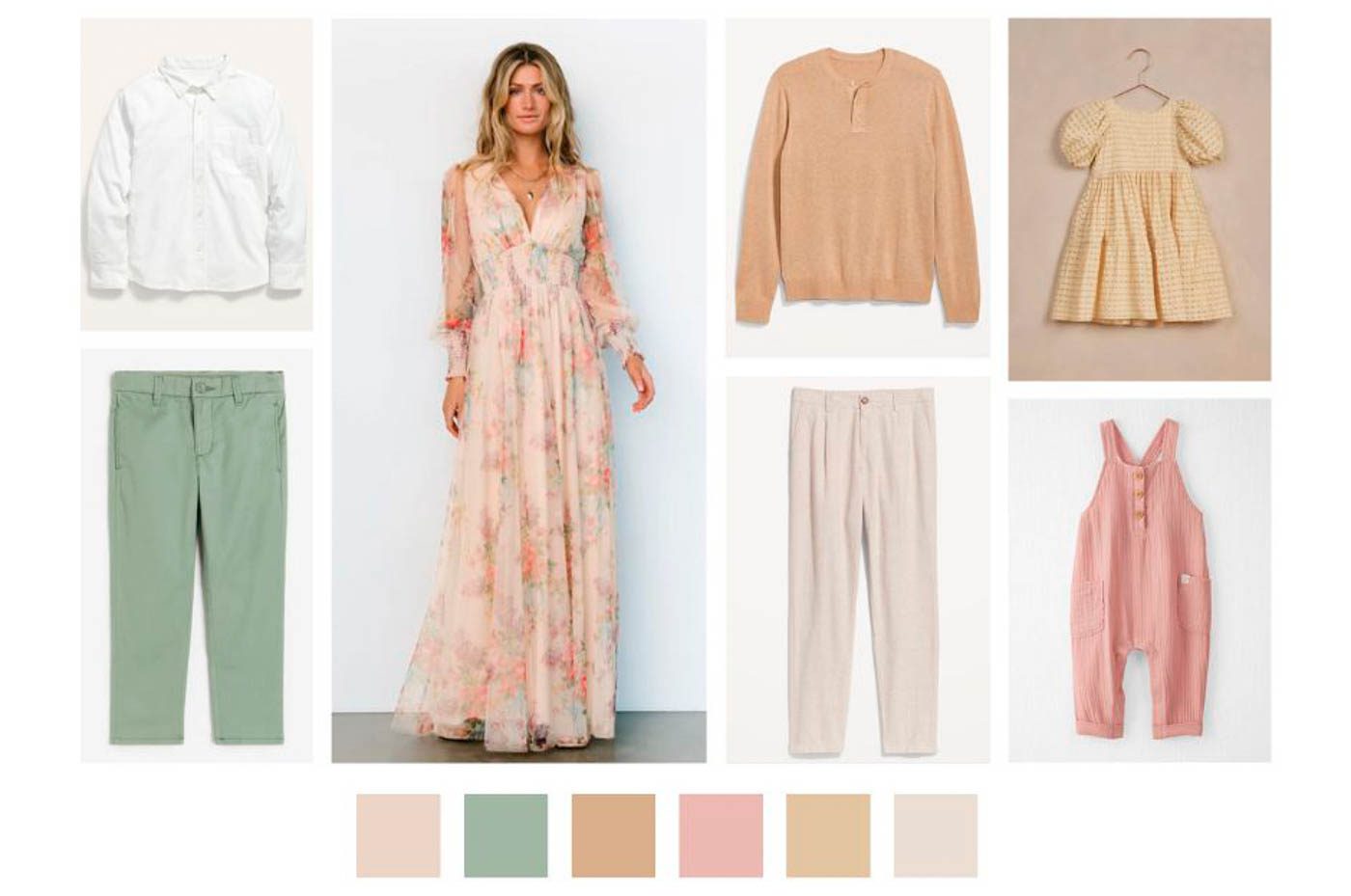 Pastel Family Outfit Ideas For Spring Family Photography Sessions In Dallas Texas