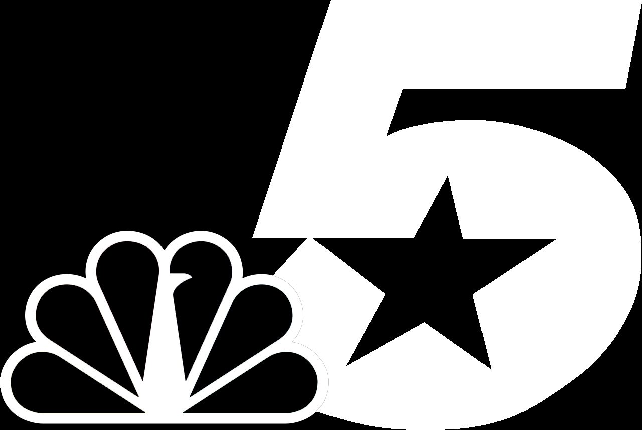 NBC 5 Dallas feature logo highlighting Lily Hayes Photography, a luxury maternity and newborn photographer in Dallas, Texas